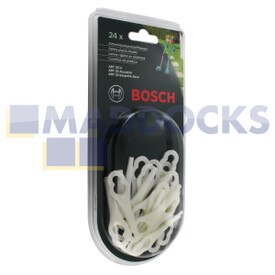 Hojas de plástico de seguridad original para modelos Bosch para Bosch ART 23 LI, ART 23 Accu y ART 23 Easytrim Accu (paquete de 24)