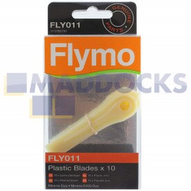 Hojas de metal originales para modelos Flymo (paquete de 10) (FLY011)