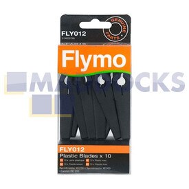 Genuine Original Flymo Plastic Blades (Pack of 10) (FLY012)