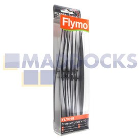 Líneas de corte originales para modelos Flymo (paquete de 10) (FLY018)