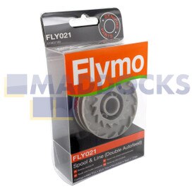 Línea y bobina originales para modelos Flymo (autoalimentación doble) (FLY021)