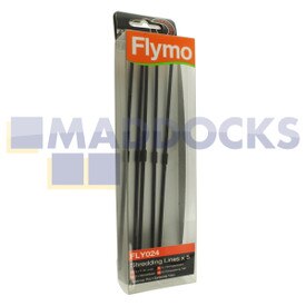 Líneas de trituración originales para modelos Flymo Gvac (paquete de 5) (FLY024)