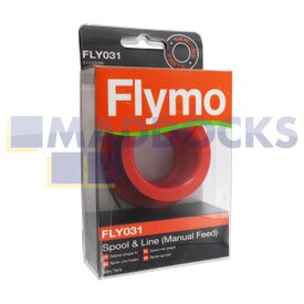 Línea y bobina originales para modelos Flymo (alimentación manual) (FLY031)