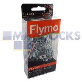 Púas de escoba de césped originales para modelos Flymo (paquete de 42) (FLY058)