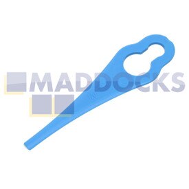Compatible con cuchillas de plástico para cortacésped inalámbrico Mac Allister MCM18-Li de 18 V (paquete de 20) (MC008)