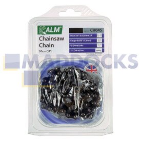 Accesorio universal para múltiples modelos ‘CH045’ 30 cm, 12 ", hoja de cadena de motosierra de 45 eslabones impulsores (paso de 3/8", calibre de 0,050 ")