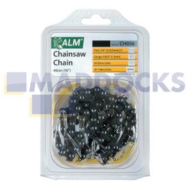 Accesorio universal para múltiples modelos ‘CH056’ Hoja de cadena de motosierra de 40 cm, 16 ", 56 eslabones impulsores (paso de 3/8", calibre de 0,050 ")