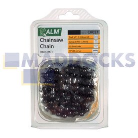 Accesorio universal para múltiples modelos ‘CH057’ 40 cm, 16 ", 57 Hoja de cadena de motosierra tipo eslabón de transmisión (paso de 3/8", calibre de 0,050 ")