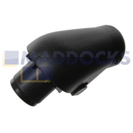 Extremo de tubo de plástico negro compatible con modelos Miele S300, S400