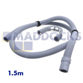 Tubo flexible de salida de drenaje y gancho universales (longitud de 1,5m, unión de 19mm & 22mm)