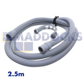Tubo flexible de salida de drenaje y gancho universales (longitud de 2,5m, unión de 19mm & 22mm)