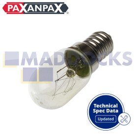 Bombilla de lámpara SES universal para refrigeradores y congeladores empaquetada para tiendas minoristas [E14, 15W] (paquete de 1)