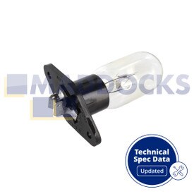 Bombilla de lámpara de microondas original para modelos LG MB4, MC7, MC8, MC9, MP9, MS1, MS2 (230V, 25W)