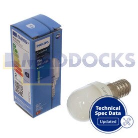 Bombilla de lámpara LED universal para frigorífico (100Lm, 1.5W, E14)