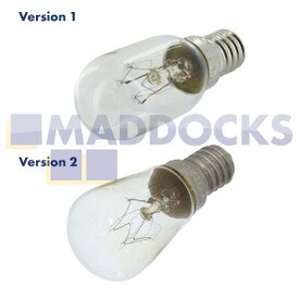 Bombilla de lámpara universal para campana extractora [E14, 25W, 230-240V, T25L, T25] (paquete de 1)