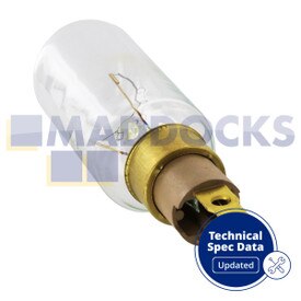 Bombilla de lámpara para frigorífico y congelador con instalación con clic en T original para modelos Whirlpool Maytag Wpro (T25 HV, 40W, 240V) (paquete de 1)