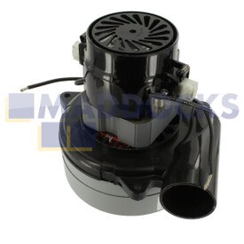 Motor de derivación tangencial bifásico original de Ametek CZ de 5,7", 24V, 400W Completo con carcasa y tubo 116157-29