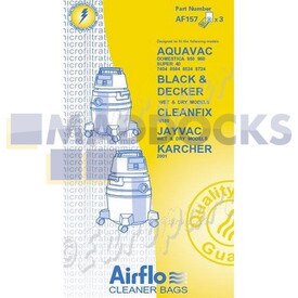 No Longer Available. Order 46-VB-157 [Compatible for Airflo AF157 'Aquavac 960' Paper Bags (Pack of 3)]