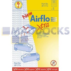 No Longer Available. Order 46-VB-177 [Compatible for Airflo AF177X 'Electrolux 345 Series' SMS Bags (Pack of 5)]