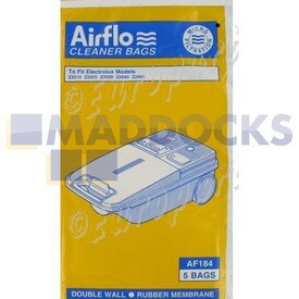 No Longer Available. Order 46-EL-07N [Compatible for Airflo AF184X 'Electrolux 2000 Series' SMS Bags (Pack of 5)]