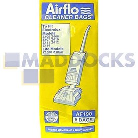 No Longer Available. Discontinued [Compatible for Airflo AF190 'Electrolux 411 Series' Paper Bags (Pack of 5)]