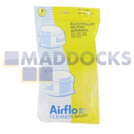 Bolsas de papel compatibles con modelos Airflo AF193 ‘Electrolux 925/928’ (paquete de 5)