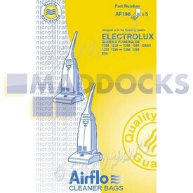 No Longer Available. Order 46-VB-196 [Compatible for Airflo AF196 'Electrolux Glider Series' Paper Bags (Pack of 5)]