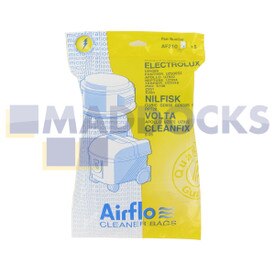 Bolsas de papel compatibles con modelos Airflo AF210 ‘Electrolux UZ930S / UZ934’ (paquete de 5)