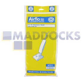 No Longer Available. Order 46-EL-52 [Compatible for Airflo AF211 'Electrolux Boss Upright Series' Paper Bags (Pack of 5)]