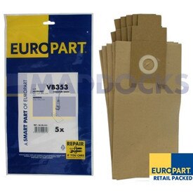 Bolsas de papel compatibles con modelos VB353 ‘Hotpoint 8630’ (paquete de 5)