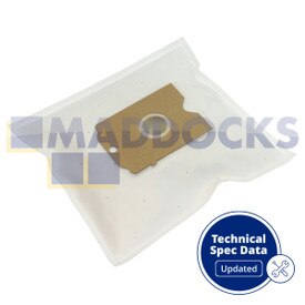 Bolsas de papel compatibles con modelos VB355 ‘Bosch Arriva’ (paquete de 5)