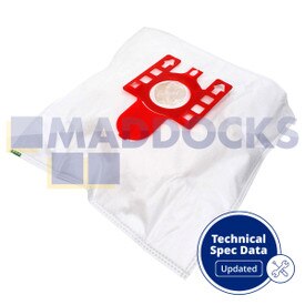 Kit de filtros y bolsas sintéticas SMS a granel compatibles con modelos VB375H20 Miele FJM & H (paquete de 20)