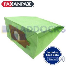 Bolsas de papel compatibles con modelos VB390 ‘Numatic 200 / Henry 1B/C’ (paquete de 5)