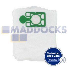 Bolsas sintéticas SMS compatibles con modelos VB395H ‘Numatic 450 3B’ (paquete de 5)