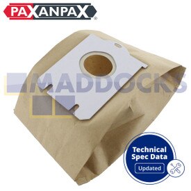 Bolsas de papel compatibles con modelos VB459 ‘Philips Mobilo / Sydney’ (paquete de 5)
