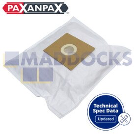 Bolsas de papel para polvo compatibles con modelos VB4679 ‘Philips Geneva’ (paquete de 5)
