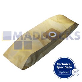 Bolsas de papel compatibles con modelos VB470T Plain Packed ‘Rowenta RU11’ (paquete de 10)