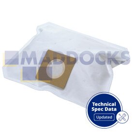 Compatible VB488 para Makita DVC260Z, DVC261ZX15, DVC265ZXU Tipo Bolsas para SMS (Paquete de 10)