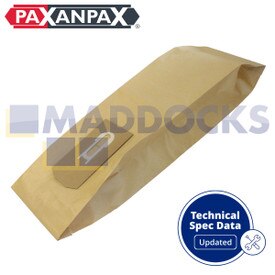 Bolsas de papel para aspiradoras con diseño sin puerto compatibles con modelos VB810 Oreck XL100 (paquete de 5)