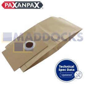 Bolsas de papel compatibles con modelos VB817 Electrolux Highlight Z2905, The Boss Z2270 (paquete de 5)