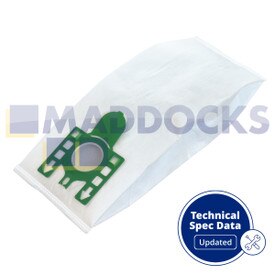 Bolsas sintéticas SMS compatibles con modelos Miele Hyclean 3D U (paquete de 5+2)