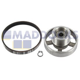 Kit de correa y polea de controlador originales para modelos Beko DRVS73W, DRVT71W (5PHE226)