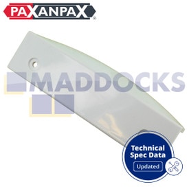 Tirador de puerta de plástico blanco compatible con modelos BSH Bosch GSD, GSL, KTL, KTR