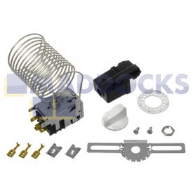 Kit de termostato original para modelos Danfoss 6 para congeladores con señal activa con capilar de 2,3m (077B7006)