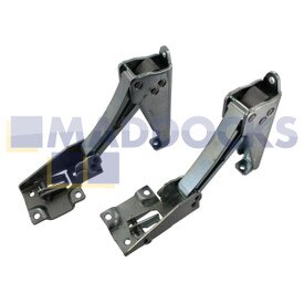 Bisagra de puerta original para múltiples modelos de Hygena, Diplomat, Necht, Homark, Smeg, Belling, Ariston, Creda, Hotpoint, Indesit, New World, Servis (inferior izquierda e superior derecha)