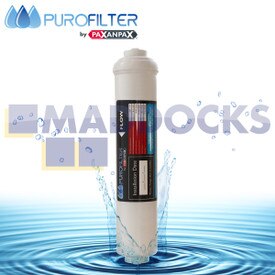 Filtro de agua compatible con modelos WF22 (acoplamiento de pulsador universal de 1/4" DD-7098, GXRTQR, SXS, BL-9808, DA29-10105J HAFEX/EXP, USC100 de Purofilter, marca)