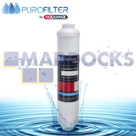 Filtro de agua compatible con modelos WF22 (acoplamiento en línea universal de 1/4" DD-7098, GXRTQR, SXS, BL-9808, DA29-10105J HAFEX/EXP, USC100 de Purofilter, marca)