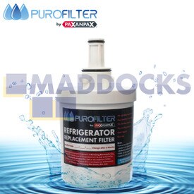 Filtro de agua Purofilter compatible WF46 para Samsung 'HAFIN2 DA29-00003G' Tipo de conexión de 3 terminales