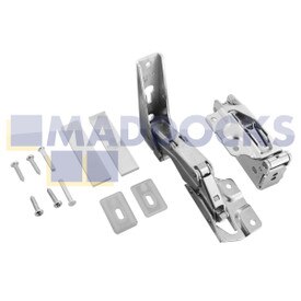 Conjunto de bisagras de puerta superior e inferior de Hettich para múltiples modelos Whirlpool, Bauknecht, Ikea (3905 5.0 & 3362 5.0 / 3363 5.0)