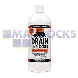 Original auténtico, Kilrock Rhino, desatascador de desagüe (1L)